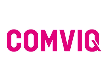 Logga Comviq, färg magenta